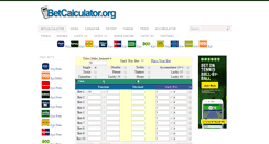Desktop Screenshot of betcalculator.org